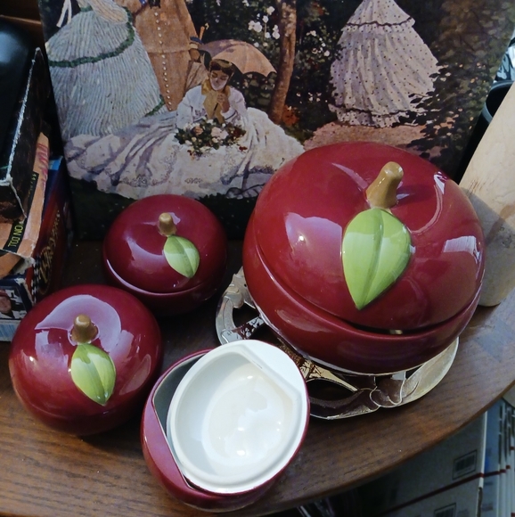 🍎RARE VINTAGE Apple  Fresh Temp-tations  Ovenware Serving Ware🍎Gift it. 🎁 - Picture 5 of 16